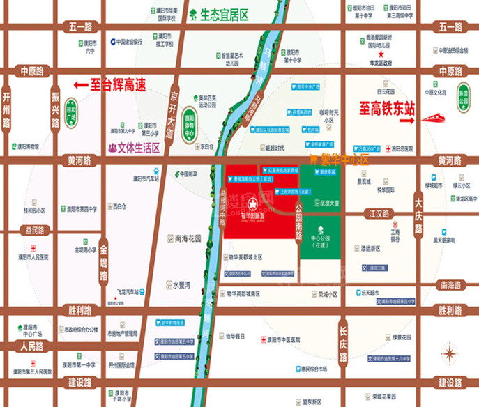 物华国际城三期位置图