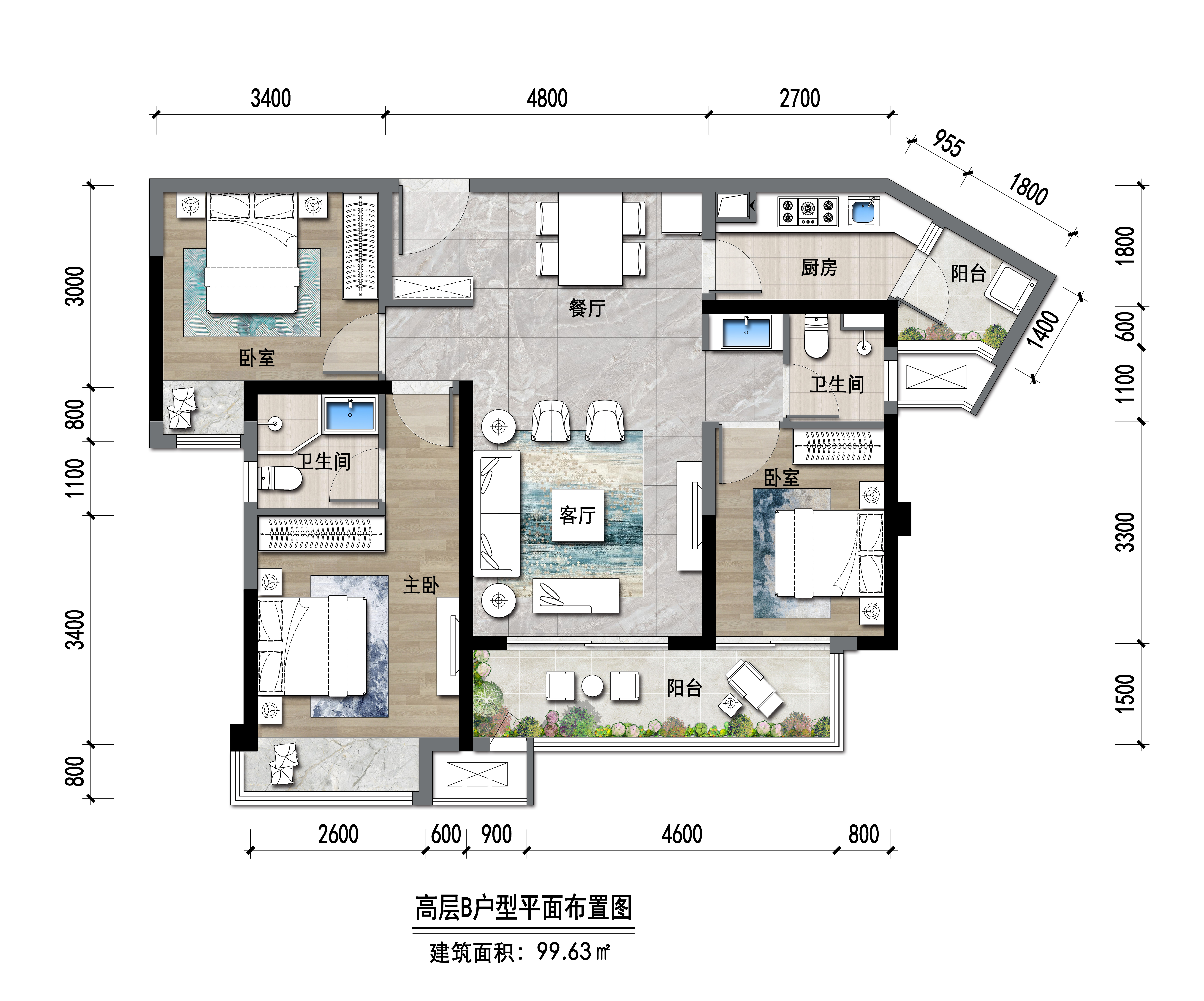 恒邦·忠州壹号户型图_房型图_户型图大全-重庆楼盘网
