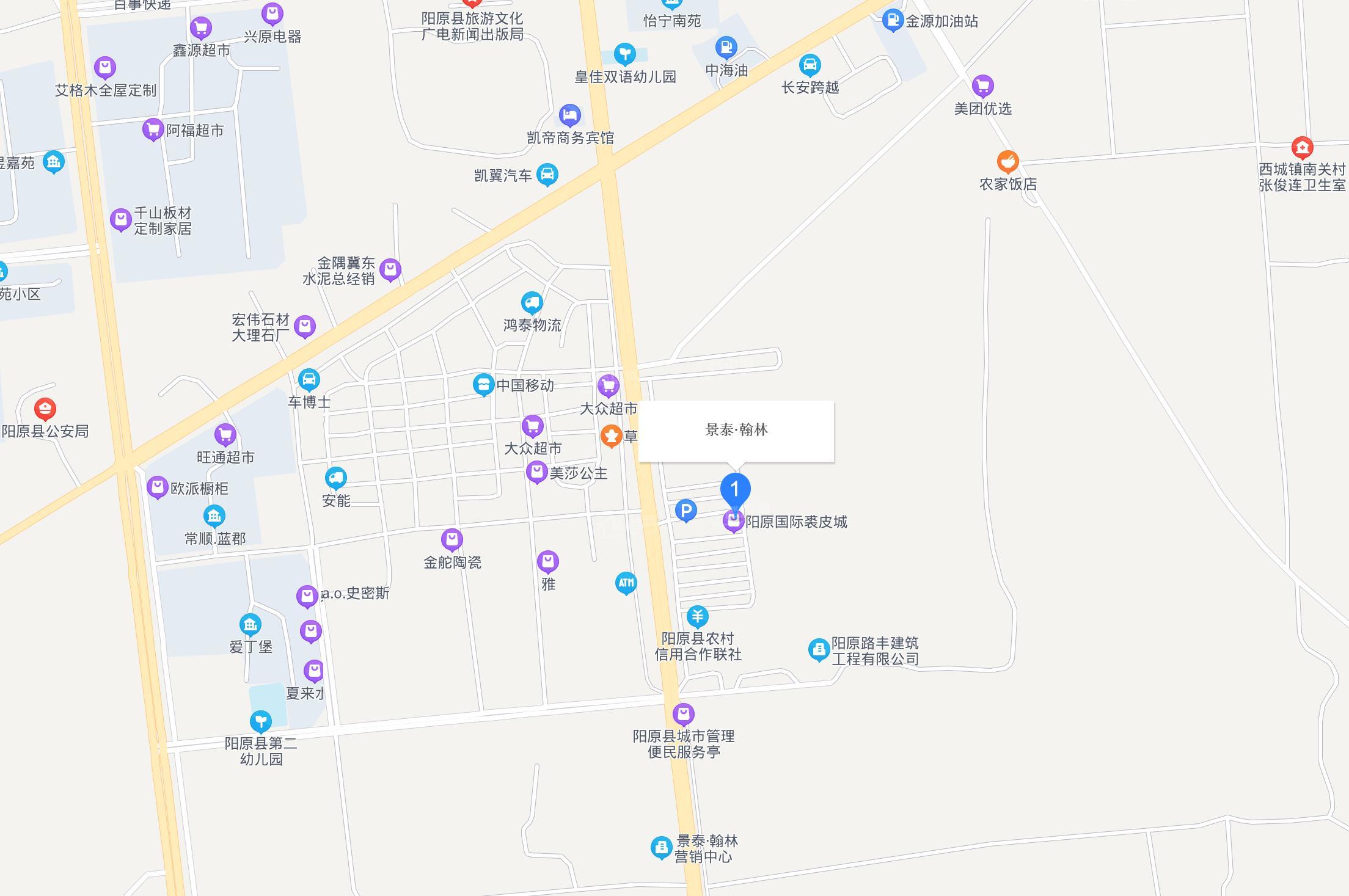 景泰·翰林位置图