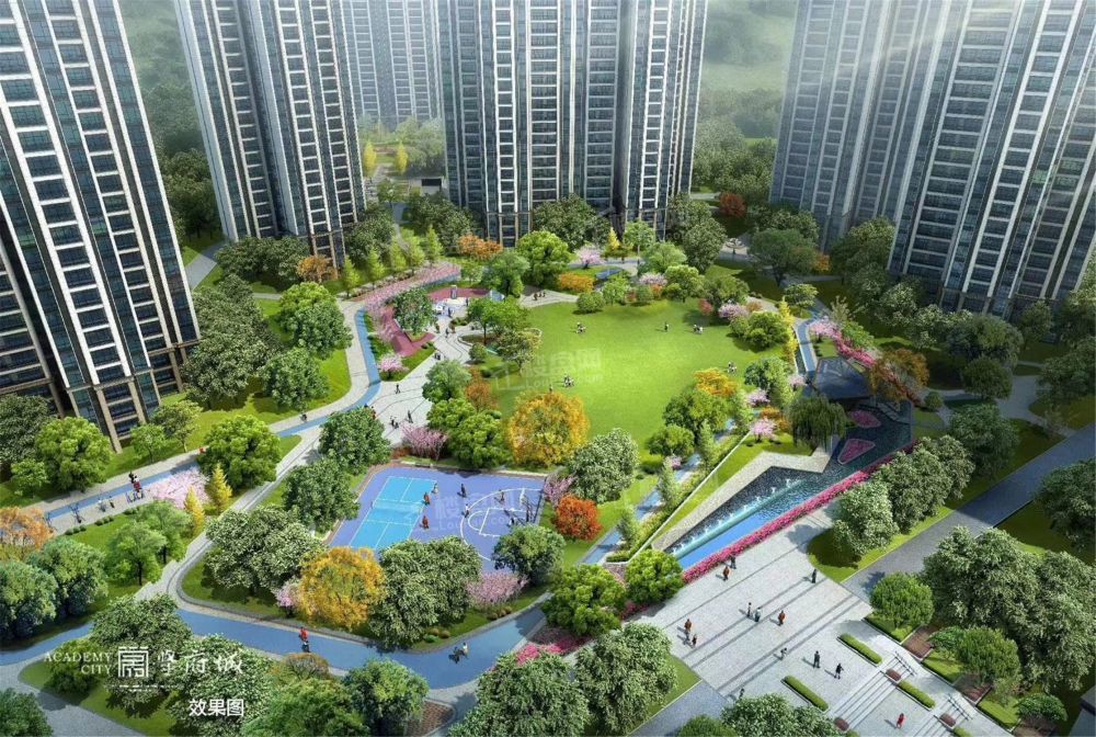 东安学府城效果图