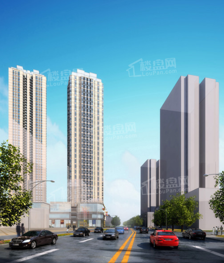 南华中环广场效果图