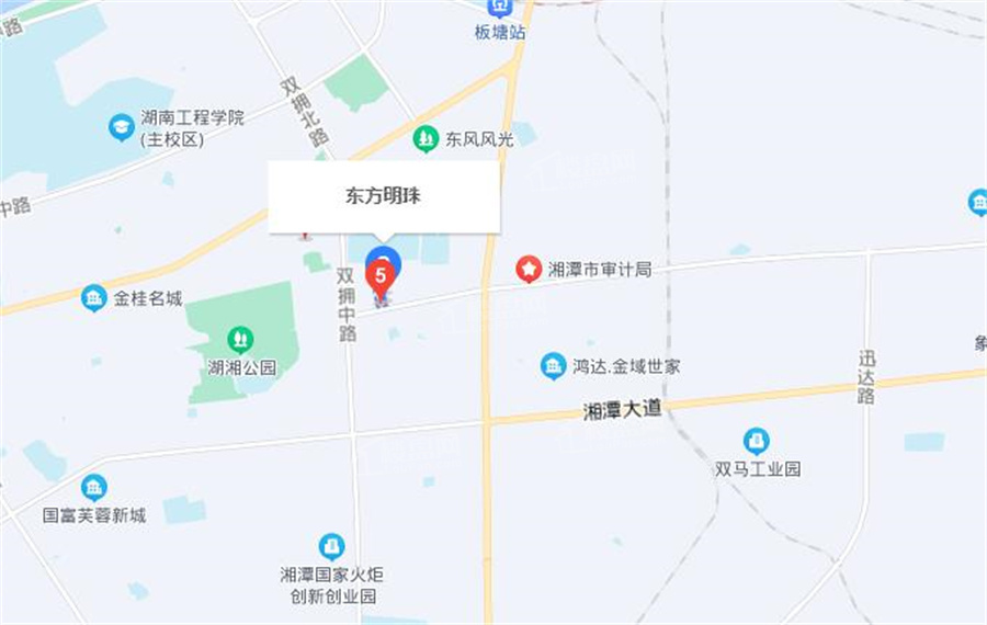 湘潭东方明珠二期位置图