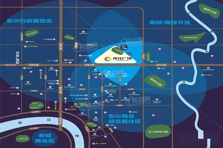 传化广场锦城位置图