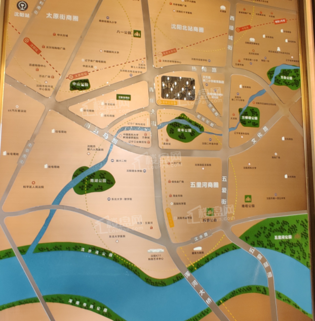 沈阳金融广场金廊公馆位置图