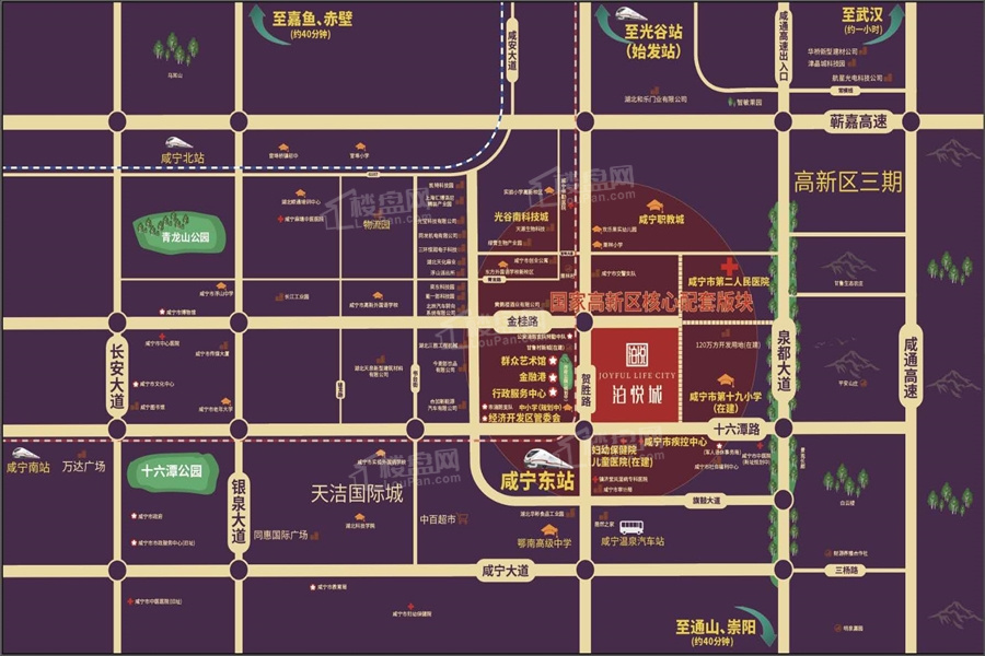 泊悦城位置图