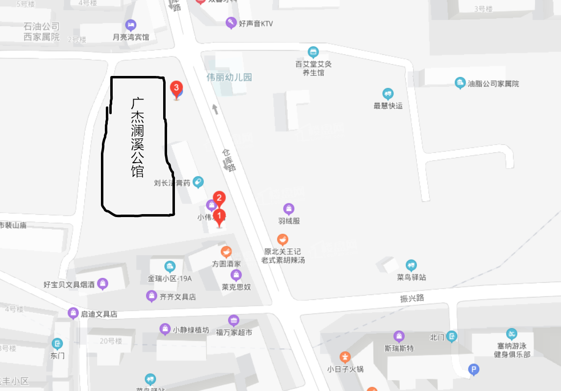 广杰澜溪公馆位置图