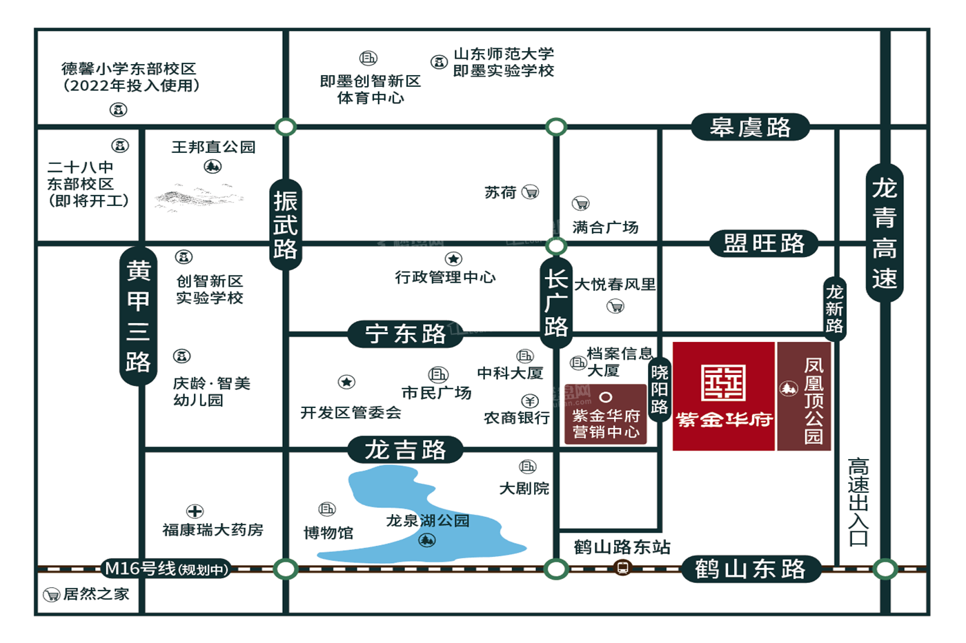 紫金华府位置图