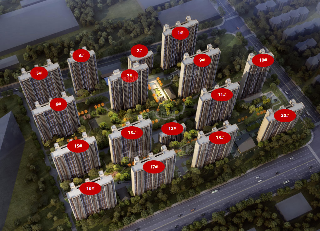 淮安金辉城市广场项目主力在售13号楼成品高层