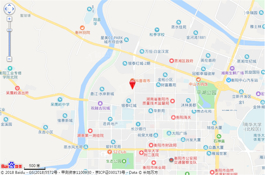 衡阳银泰城位置图