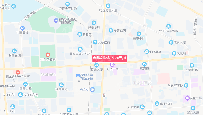 鑫通城书香院位置图
