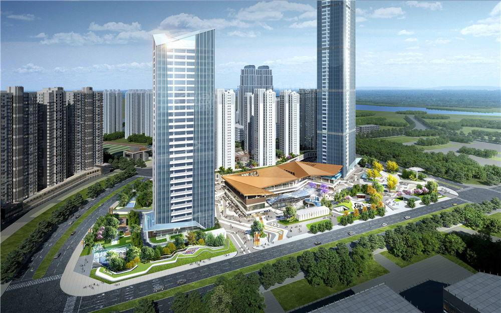 兰州金外滩广场高清图