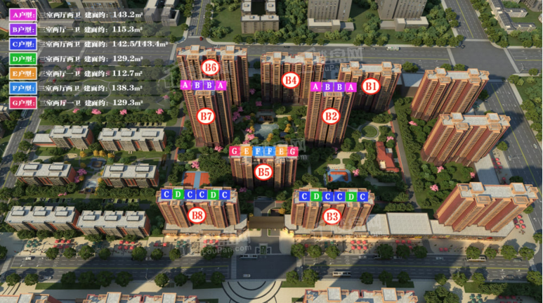 买房必看！富翔兰亭郡在哪里可以看房？购物方便吗？