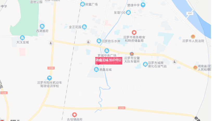 港鑫龙城位置图