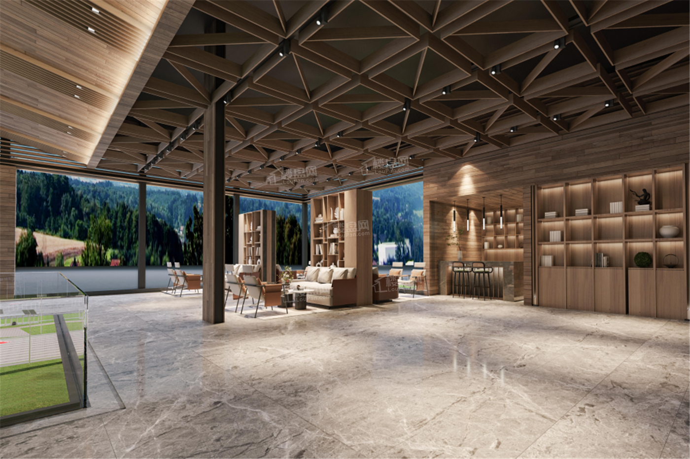 山语涧康养旅游小镇效果图