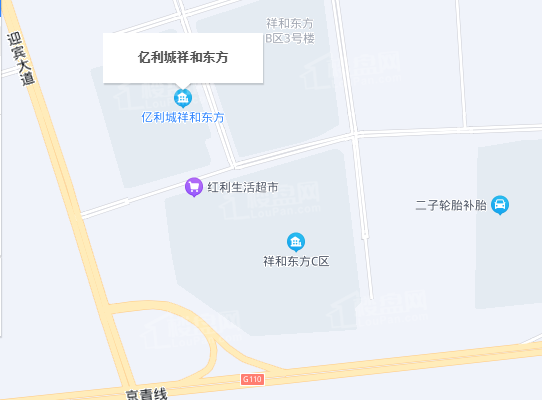 亿利城·祥和东方位置图