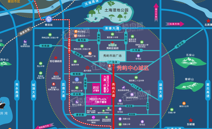 力高仟喜荟广场位置图