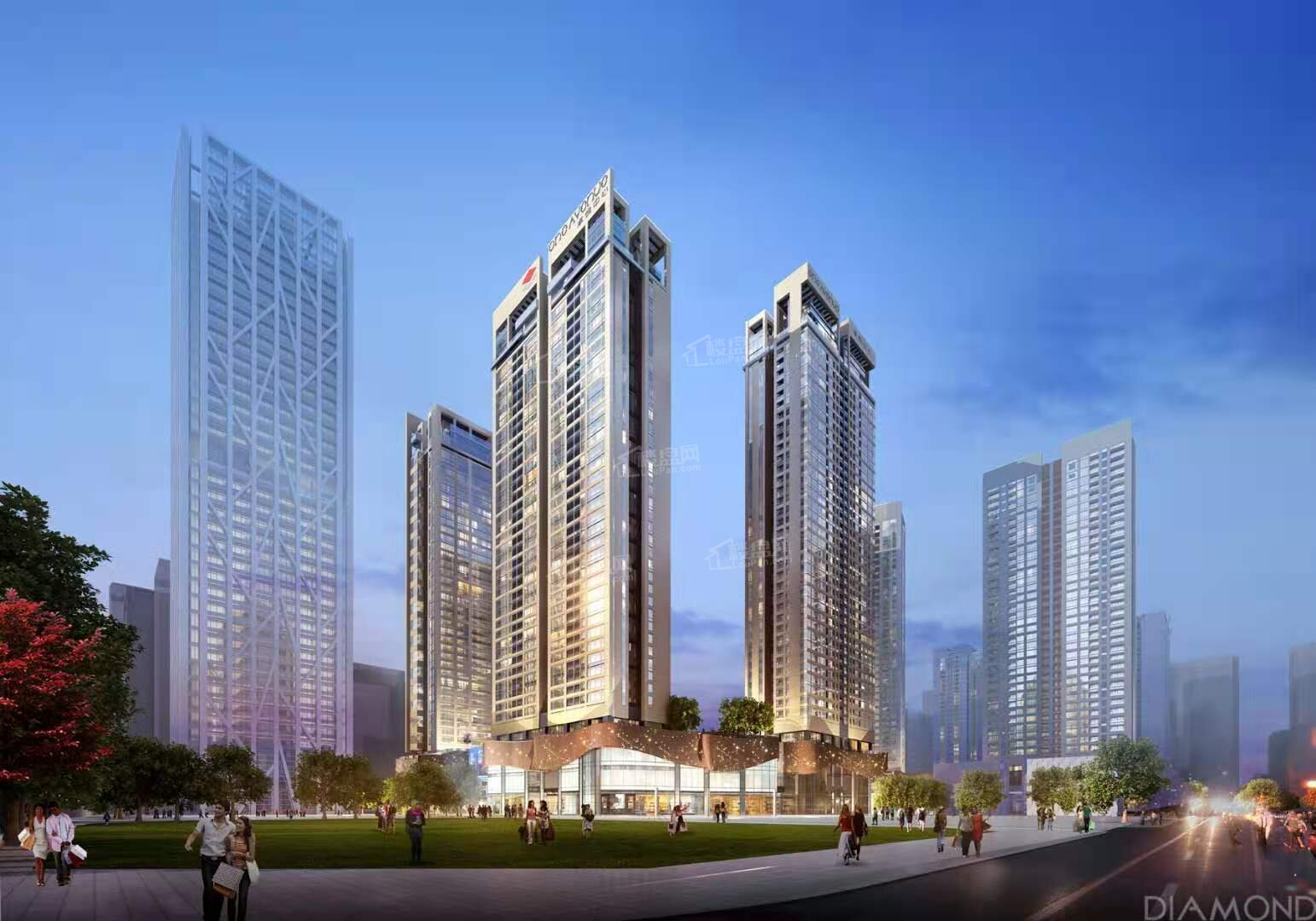 深圳中心·天元公寓在售 金地大百汇开发