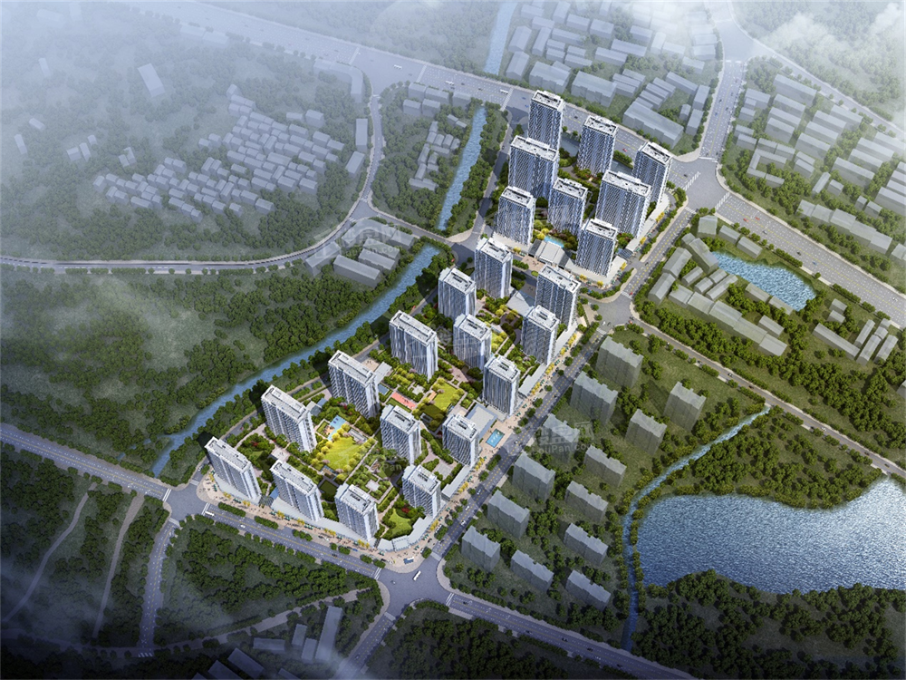 溪畔云境效果图