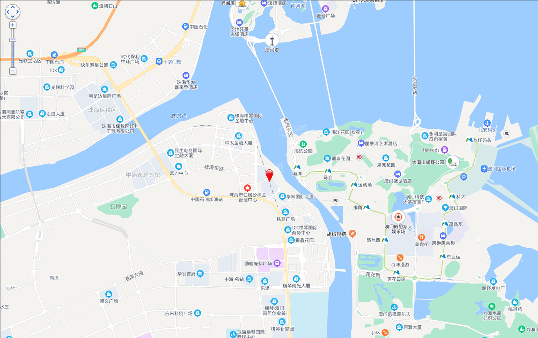 华发广场（II期）横琴湾位置图