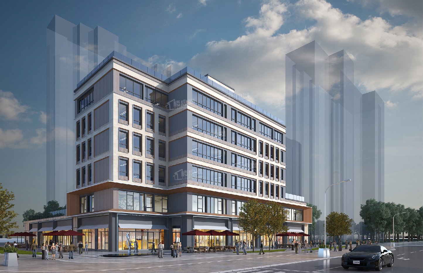 高新天谷雅舍项目位于云水二路与天谷四路十字西北角