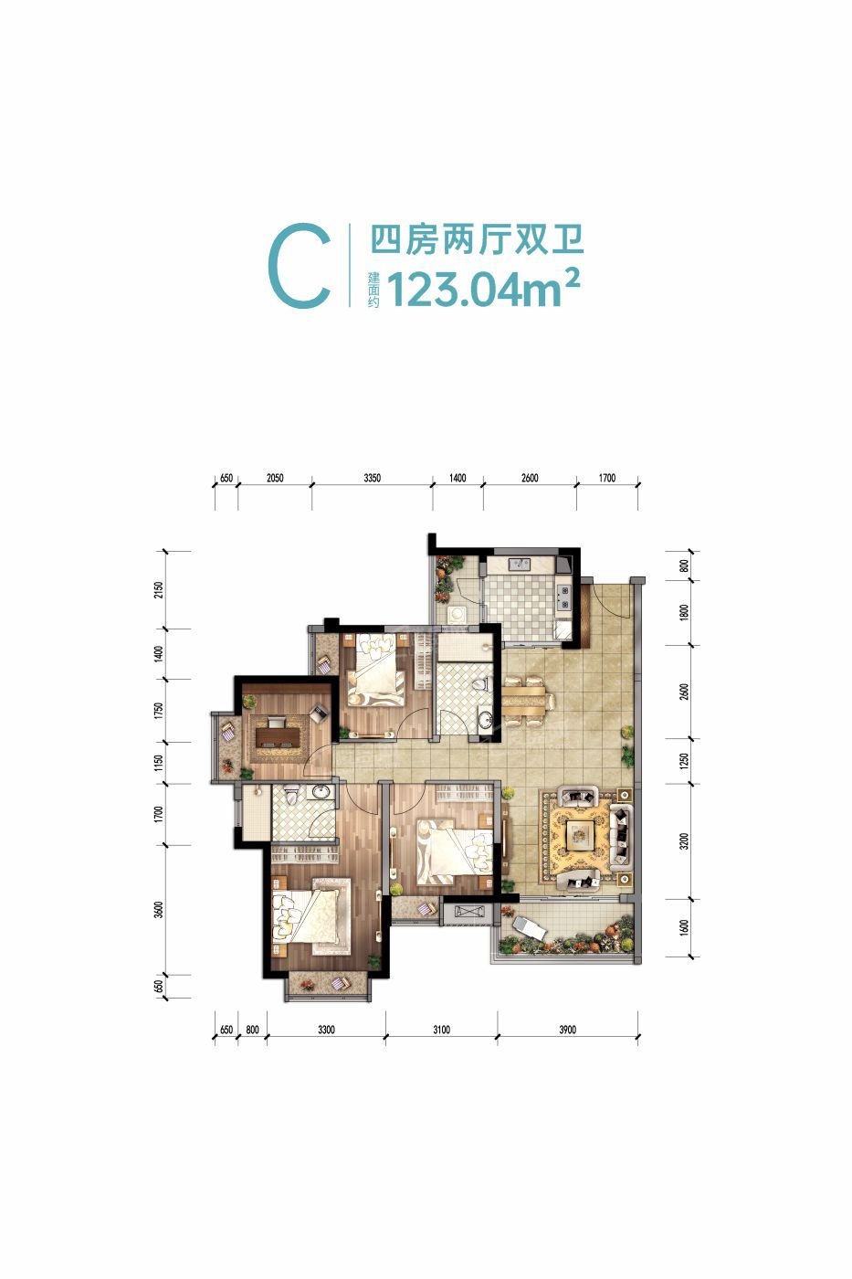 嘉裕第六洲林语台二期户型配套解读_楼盘价值分析报告-成都楼盘网