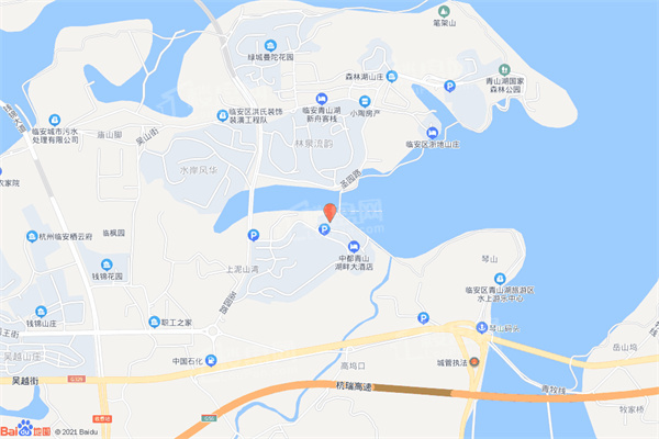 银城青山湖畔临枫园位置图