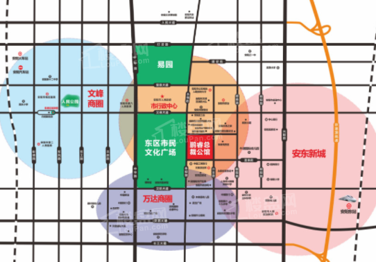 鹏睿国际广场·总裁公馆位置图