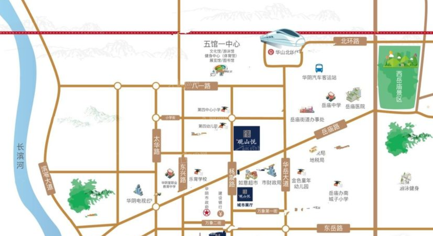 豪展·观山悦位置图