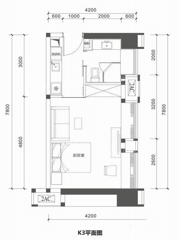 成都新房>郫都区楼盘>傲城17号建面35㎡1室1厅1卫在售查看全部户型