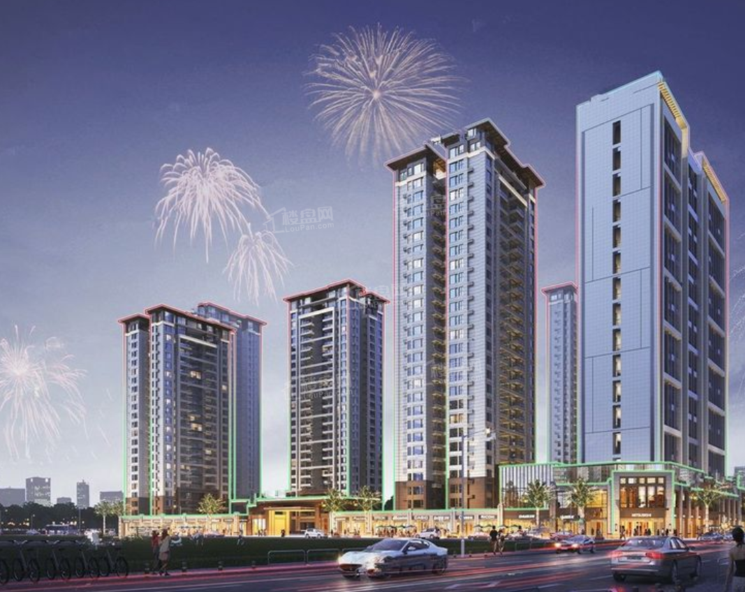 建实华都花园效果图