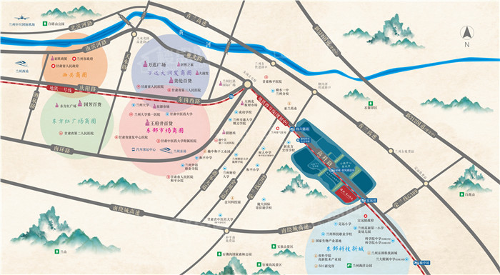 绿城·兰州春风燕语位置图