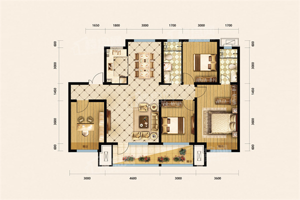 荣盛城(三期)户型图_房型图_户型图大全-沈阳楼盘网