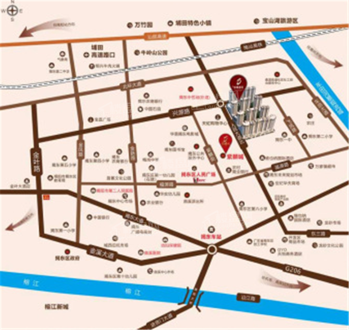 紫麟华府紫麟华府位置图
