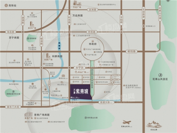 紫东城位置图