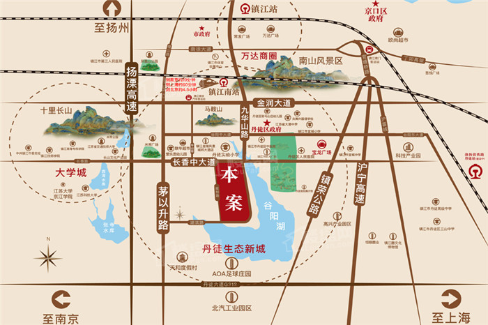 蓝城·桂语听澜位置图