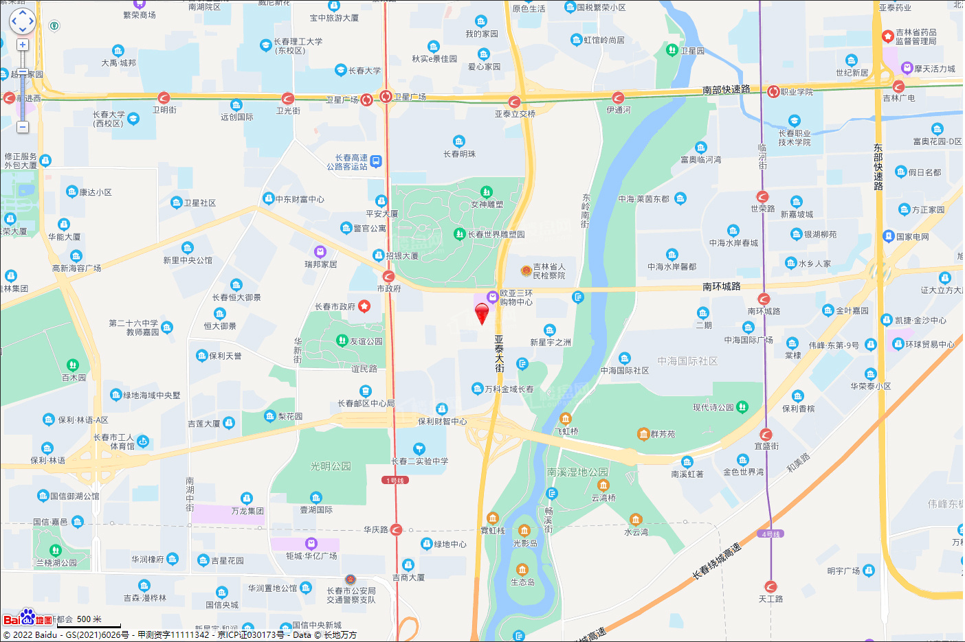 新星宇南熙SOHO位置图