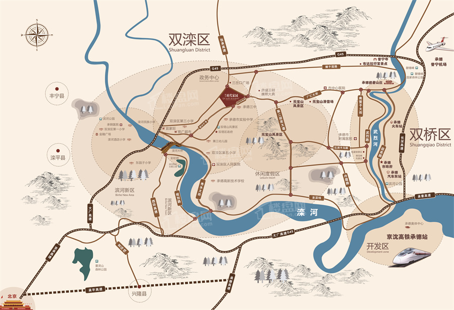 泰丰时代城3期位置图