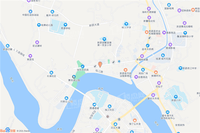 润鑫·溪江月位置图