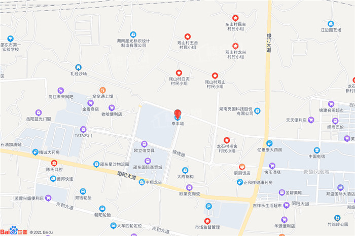 泰豐城位置图