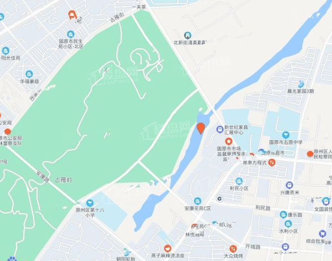 雁岭名筑位置图