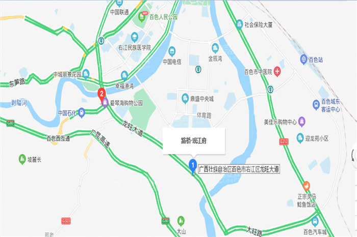 路桥·观江府路桥观江府位置图