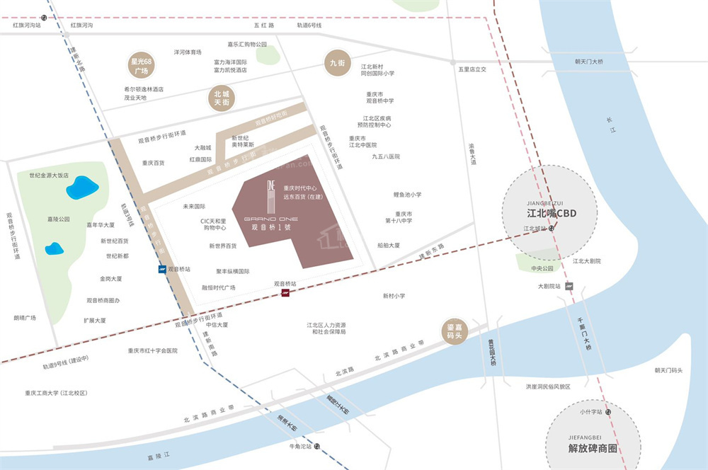 观音桥1号观音桥1號位置图