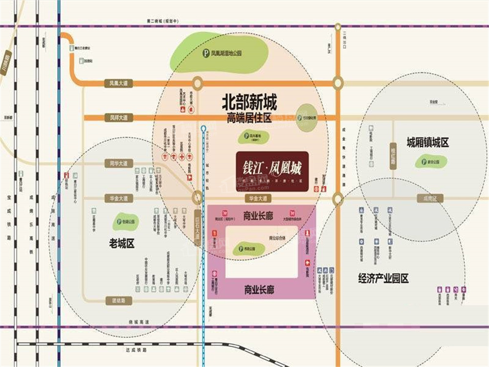 钱江凤凰城位置图