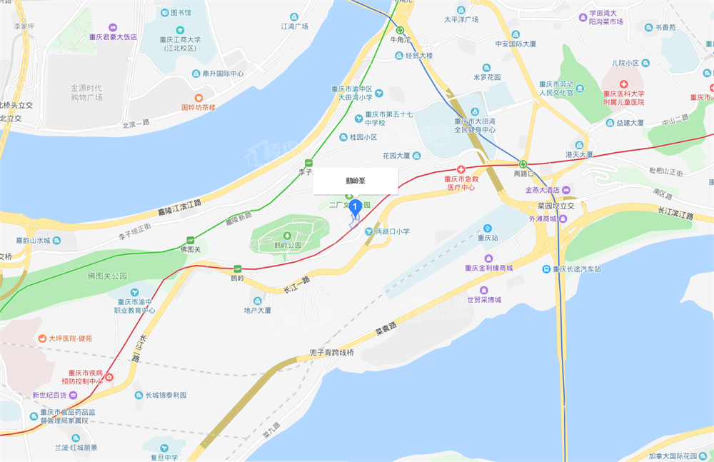 万科鹅岭峯位置图