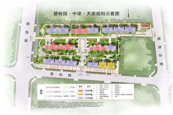 碧桂园中梁天宸效果图
