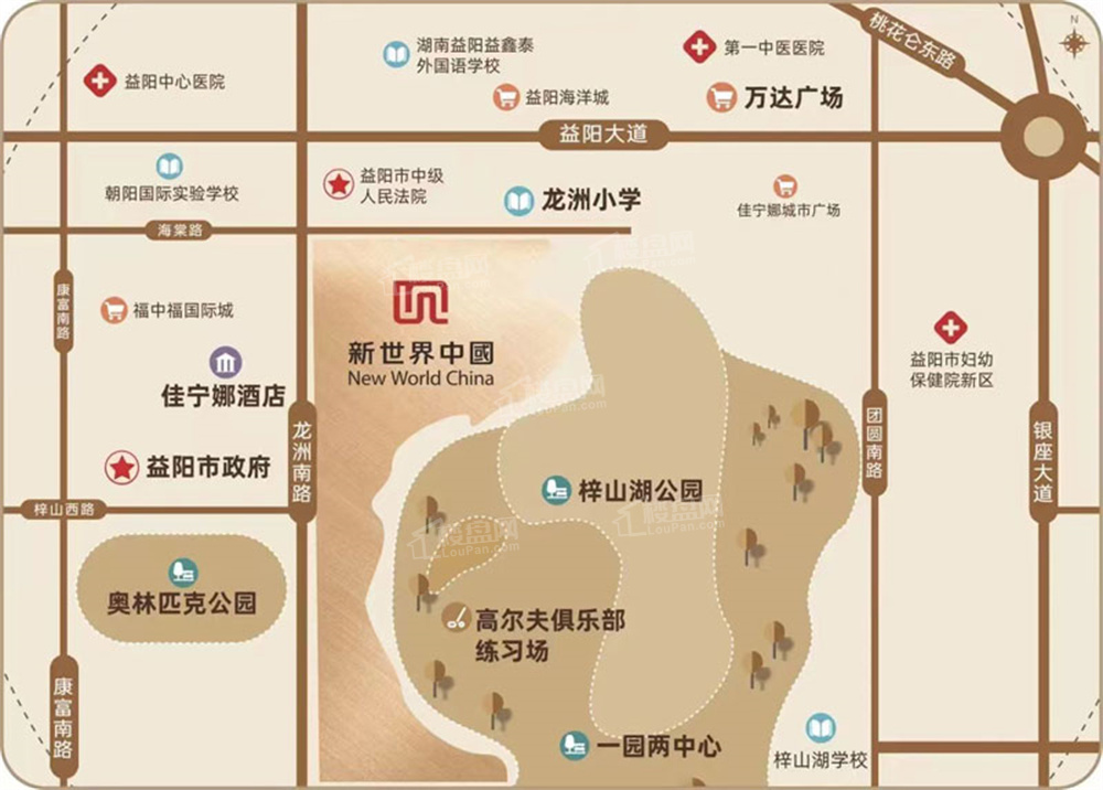 新世界·梓山湖新世界·梓山湖位置图