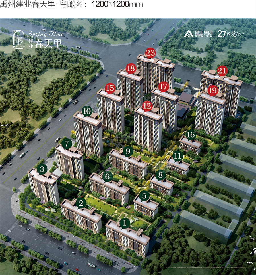 禹州市禹州建业春天里的房子容积率是多少？商业繁华吗？