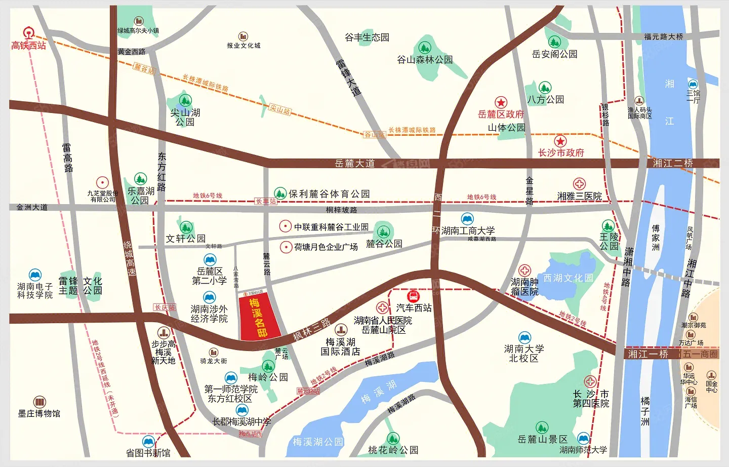 梅溪名邸位置图