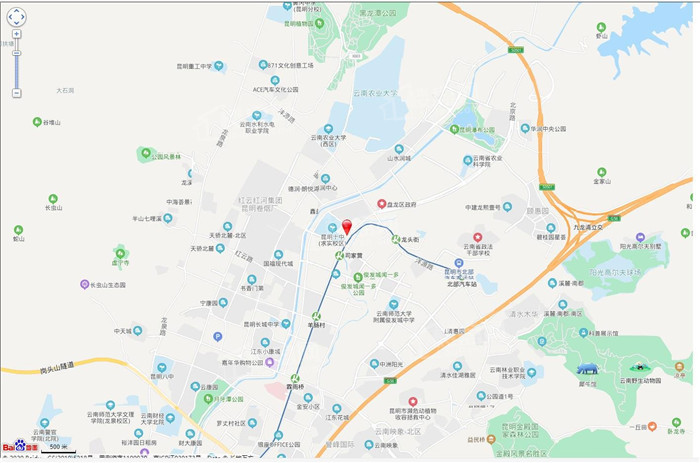 云南亿莱北京路壹號商业中心位置图