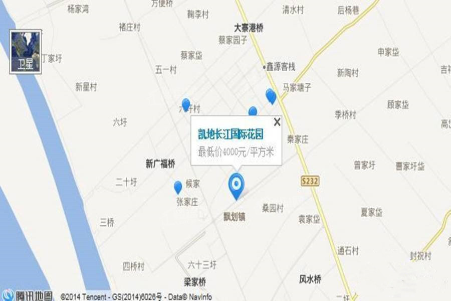 凯地长江国际花园凯地长江国际花园位置图